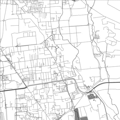 ROAD MAP OF GARBAGNATE MILANESE, ITALY BY MAPBAKES