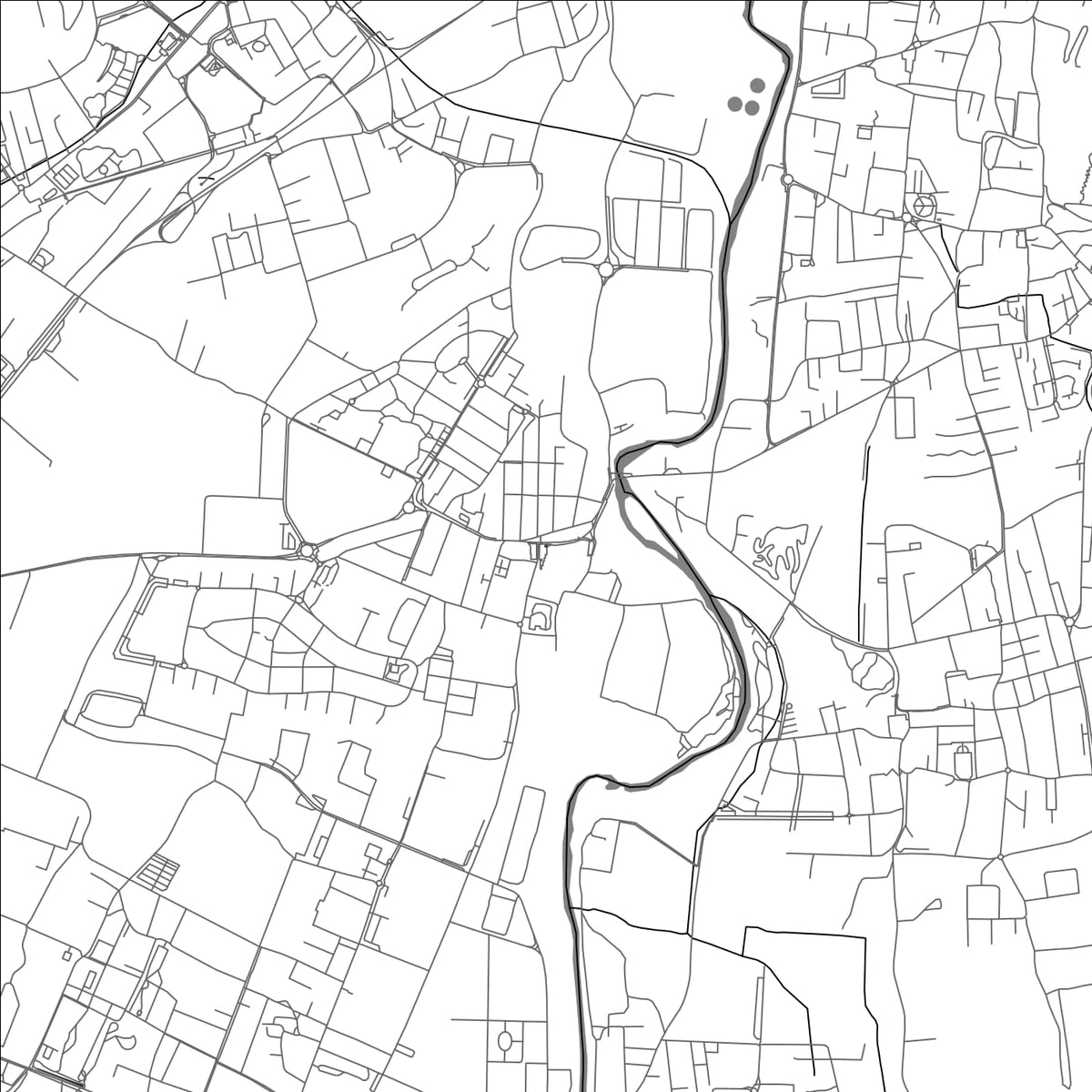 ROAD MAP OF GORLE, ITALY BY MAPBAKES