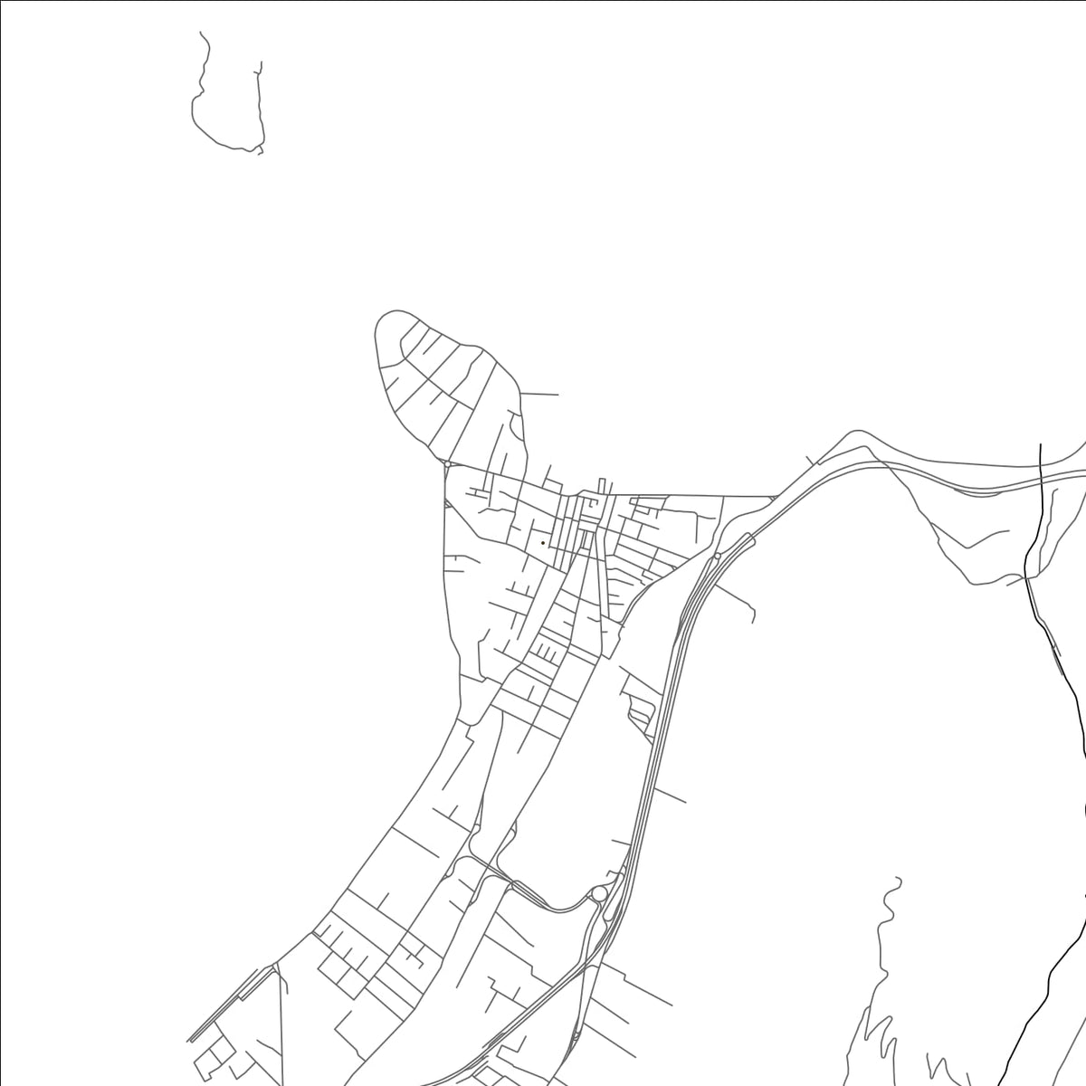 ROAD MAP OF ISOLA DELLE FEMMINE, ITALY BY MAPBAKES