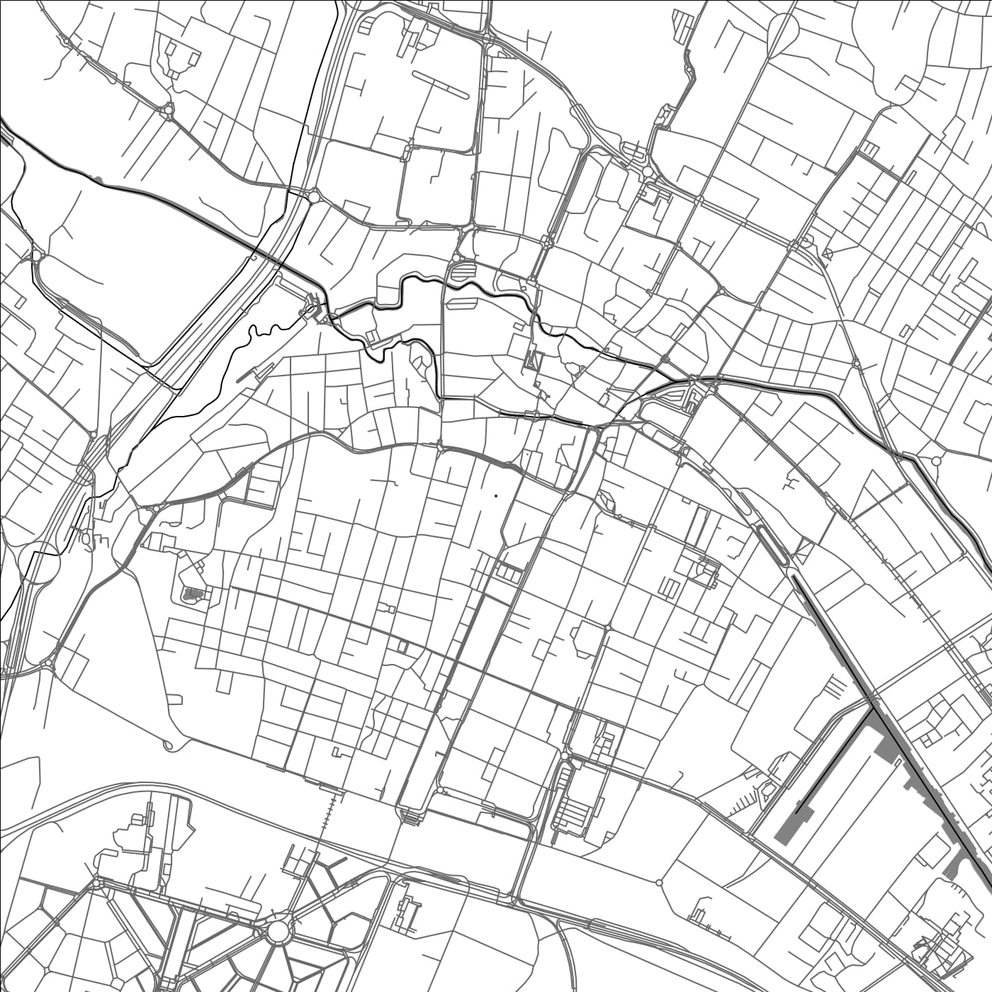 ROAD MAP OF MESTRE, ITALY BY MAPBAKES