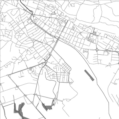 ROAD MAP OF MONFALCONE, ITALY BY MAPBAKES