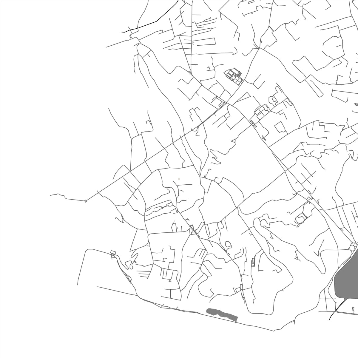 ROAD MAP OF MONTE DI PROCIDA, ITALY BY MAPBAKES