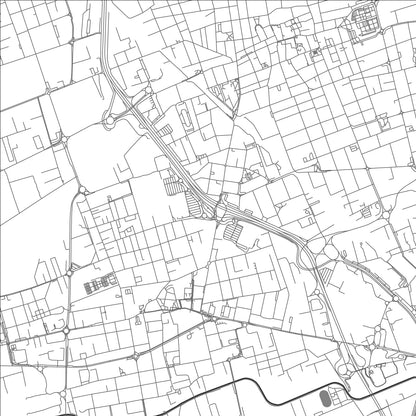 ROAD MAP OF MUGGIO, ITALY BY MAPBAKES
