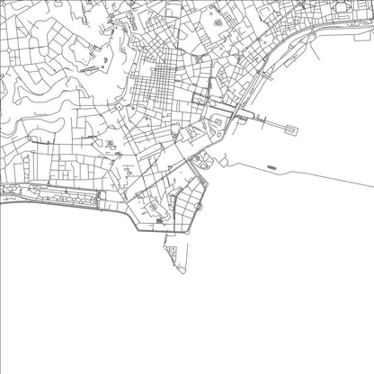 ROAD MAP OF NAPLES, ITALY BY MAPBAKES