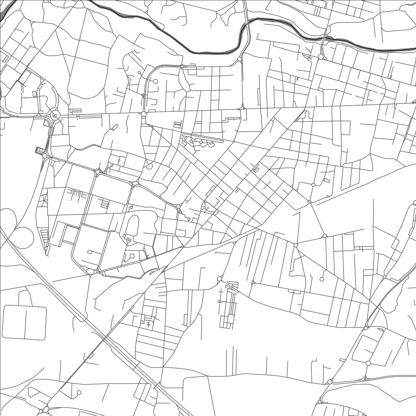 ROAD MAP OF NICHELINO, ITALY BY MAPBAKES