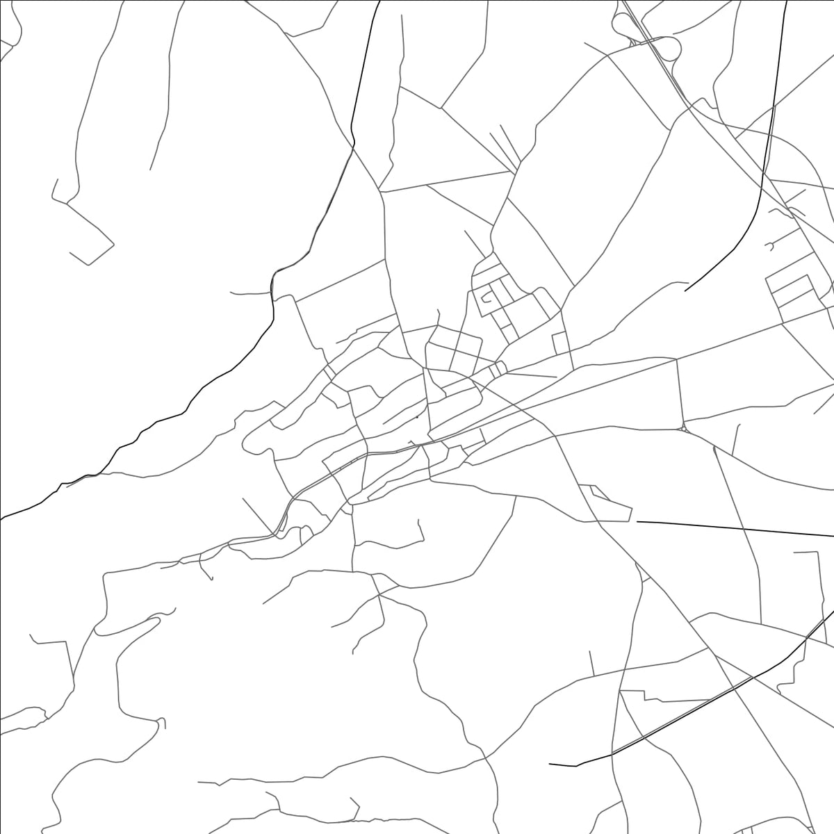 ROAD MAP OF OTTAVIANO, ITALY BY MAPBAKES
