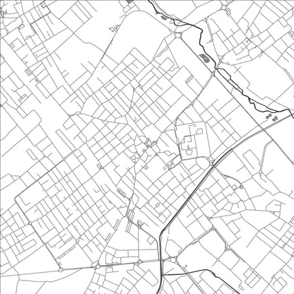 ROAD MAP OF PARABIAGO, ITALY BY MAPBAKES