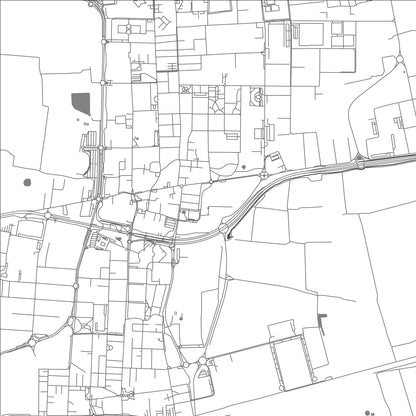 ROAD MAP OF PIOLTELLO, ITALY BY MAPBAKES