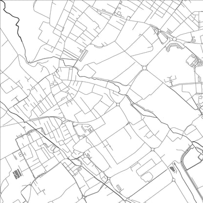 ROAD MAP OF POGLIANO MILANESE, ITALY BY MAPBAKES