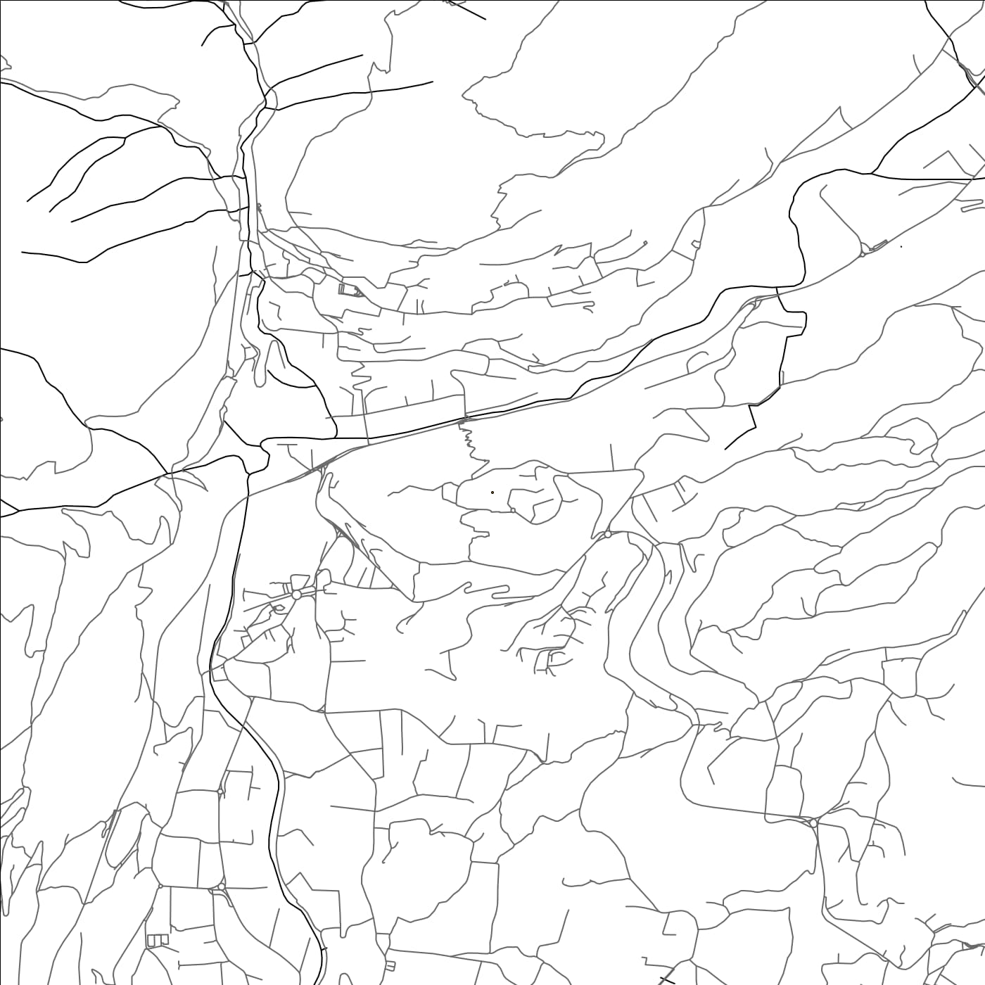 ROAD MAP OF PONTE LAMBRO, ITALY BY MAPBAKES