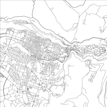 ROAD MAP OF RAGUSA, ITALY BY MAPBAKES