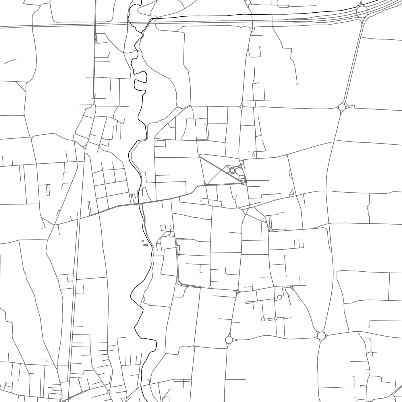 ROAD MAP OF ROVELLASCA, ITALY BY MAPBAKES