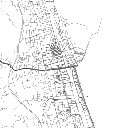 ROAD MAP OF SAN BENEDETTO DEL TRONTO, ITALY BY MAPBAKES