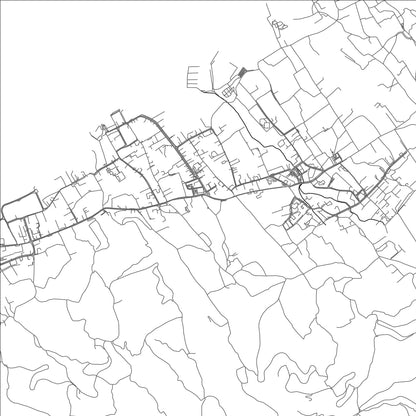 ROAD MAP OF SANT AGNELLO, ITALY BY MAPBAKES