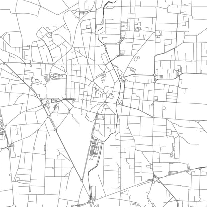 ROAD MAP OF SARONNO, ITALY BY MAPBAKES