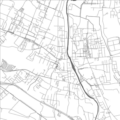 ROAD MAP OF SERIATE, ITALY BY MAPBAKES