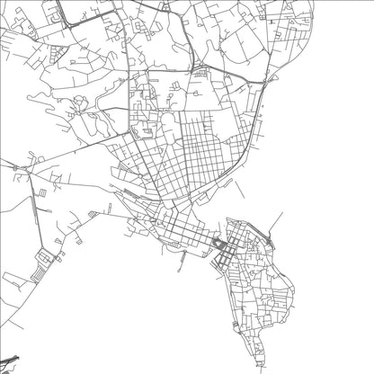 ROAD MAP OF SIRACUSA, ITALY BY MAPBAKES