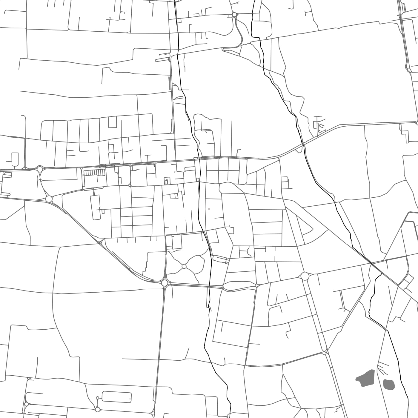 ROAD MAP OF SOLARO, ITALY BY MAPBAKES