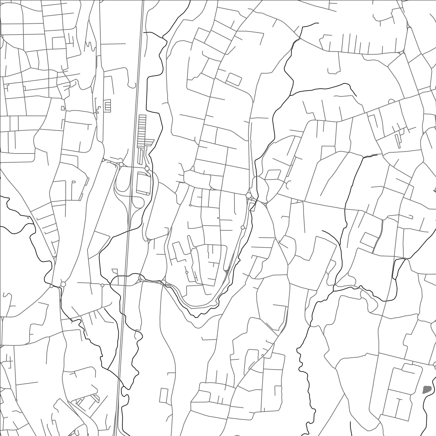 ROAD MAP OF SOLBIATE ARNO, ITALY BY MAPBAKES