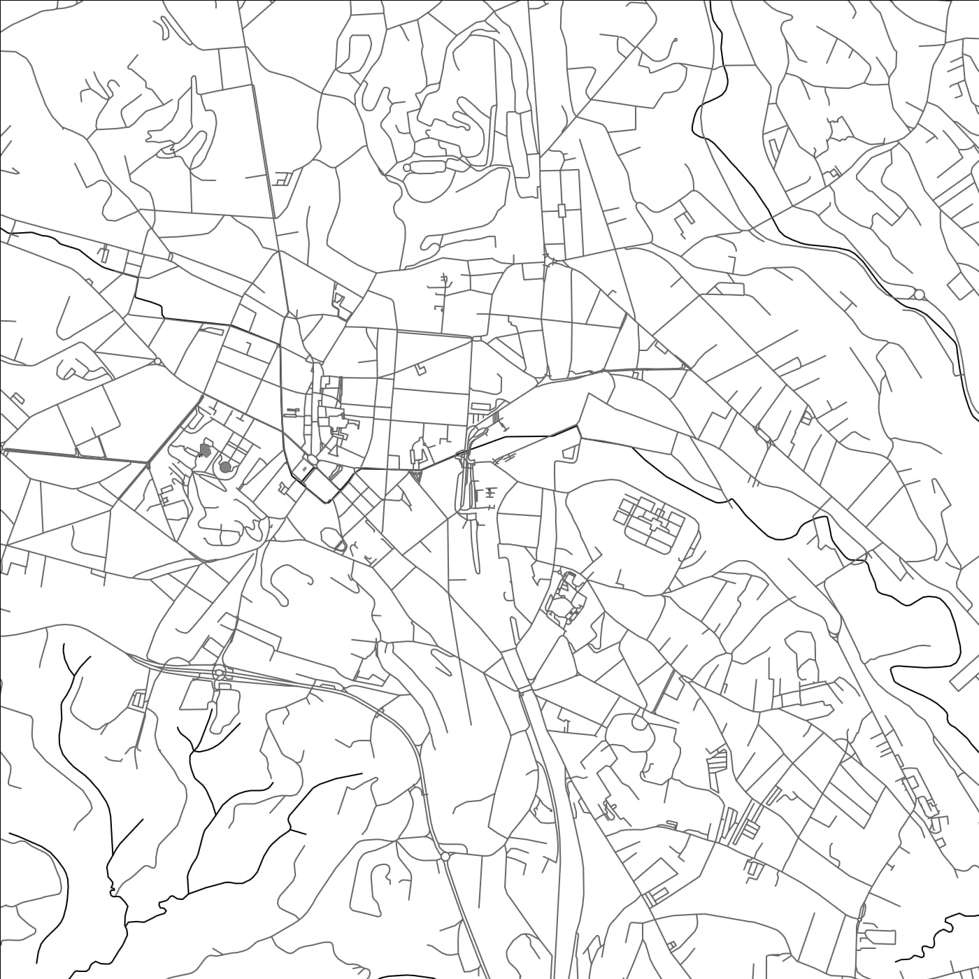 ROAD MAP OF VARESE, ITALY BY MAPBAKES