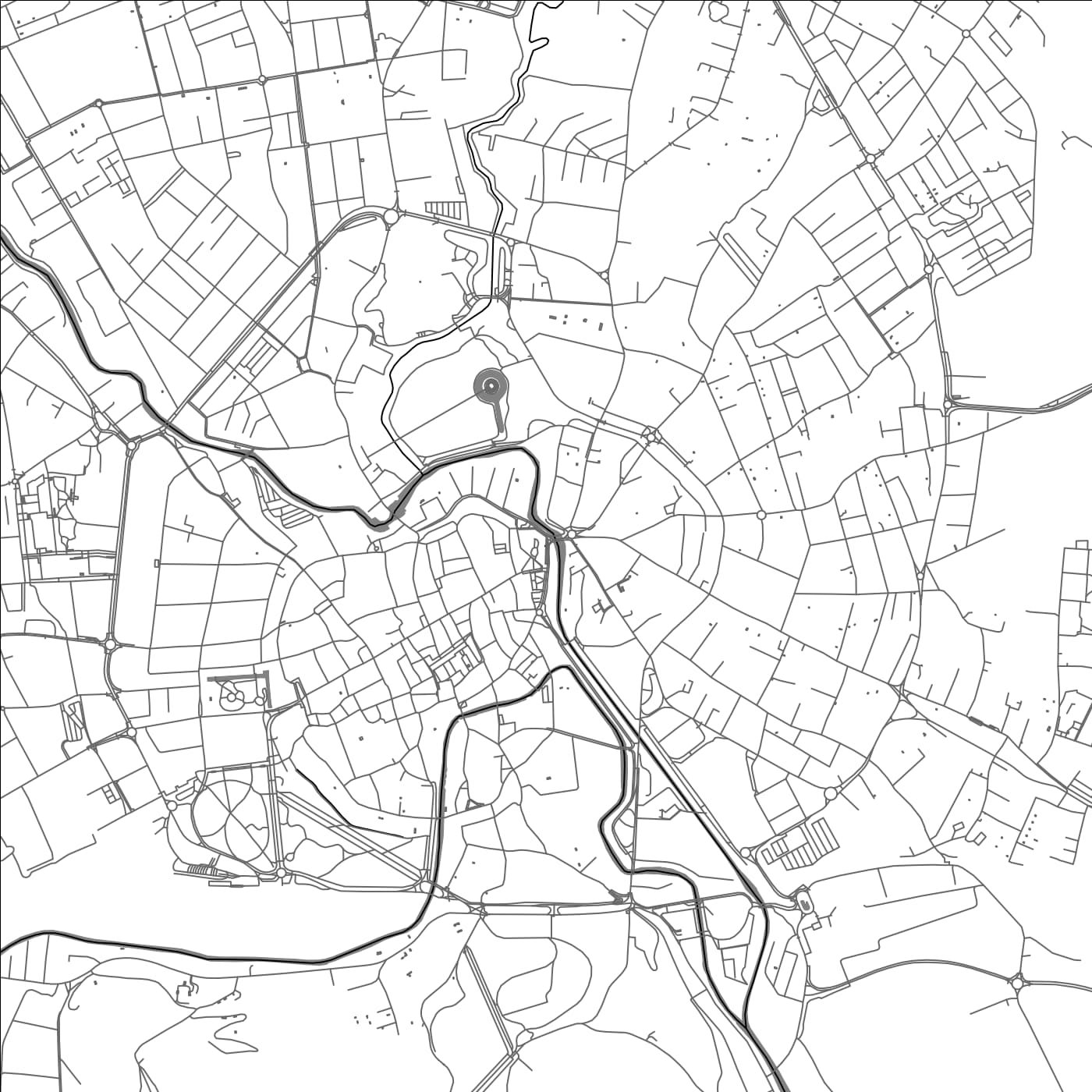 ROAD MAP OF VICENZA, ITALY BY MAPBAKES