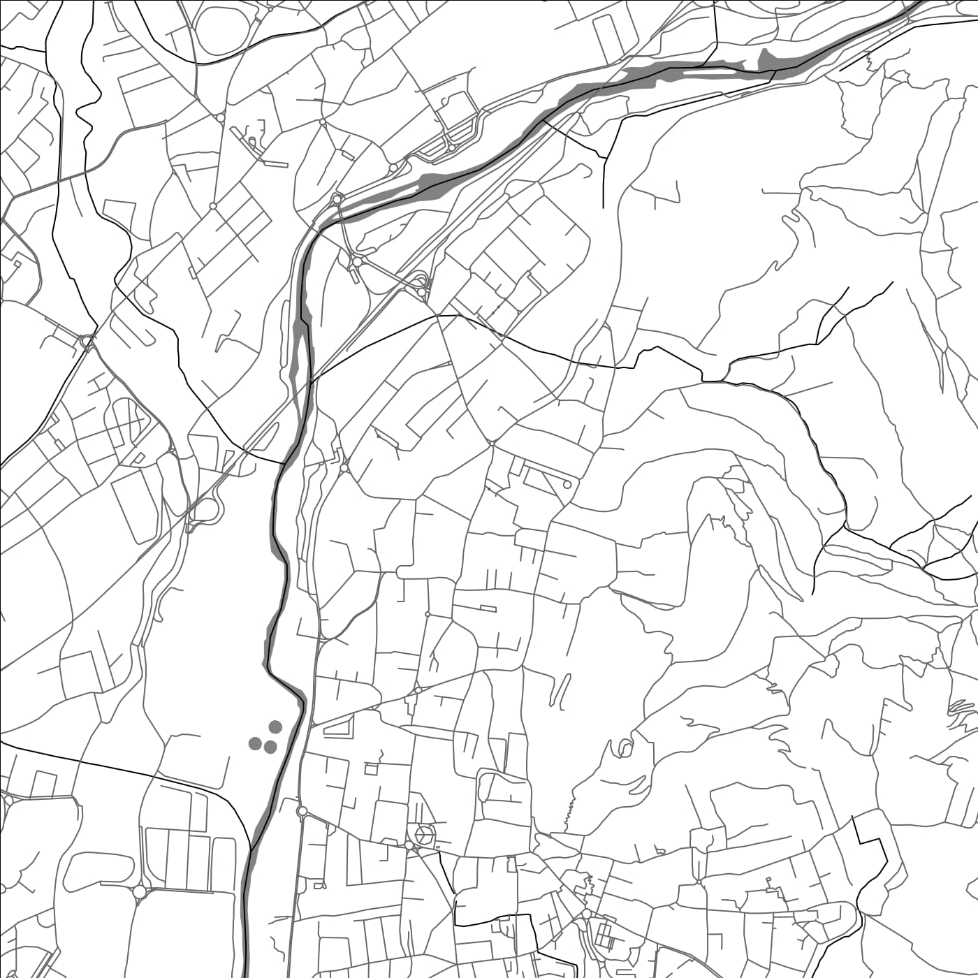 ROAD MAP OF VILLA DI SERIO, ITALY BY MAPBAKES