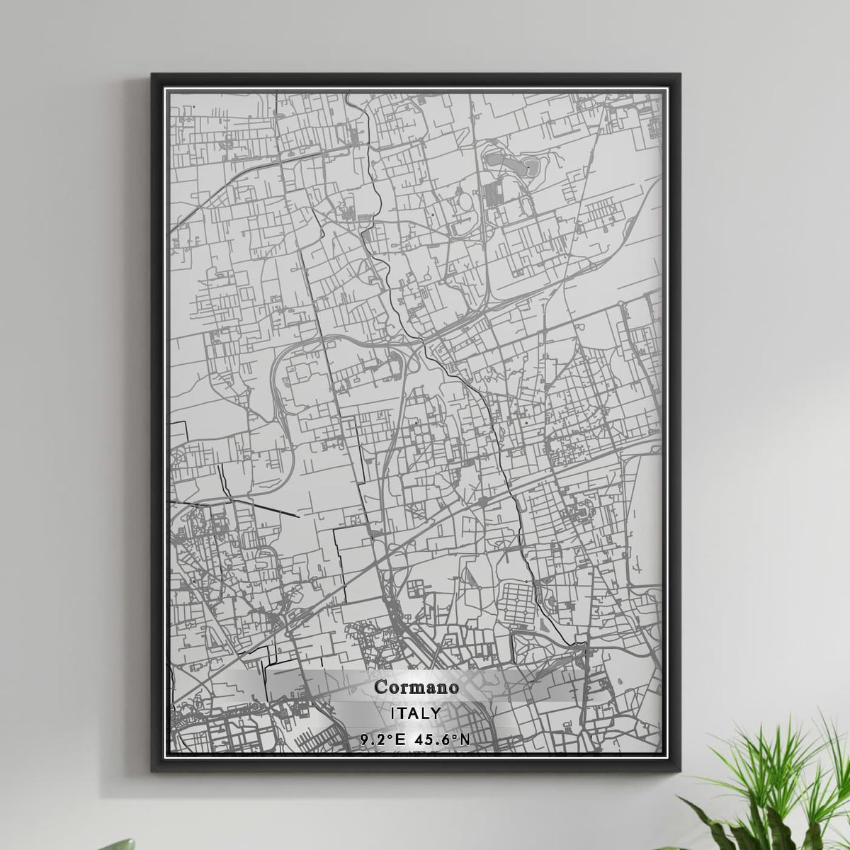 ROAD MAP OF CORMANO, ITALY BY MAPBAKES
