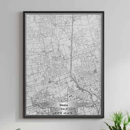 ROAD MAP OF DESIO, ITALY BY MAPBAKES