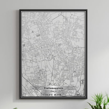 ROAD MAP OF FRATTAMAGGIORE, ITALY BY MAPBAKES