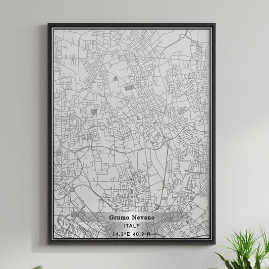 ROAD MAP OF GRUMO NEVANO, ITALY BY MAPBAKES