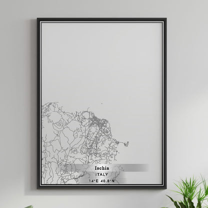 ROAD MAP OF ISCHIA, ITALY BY MAPBAKES