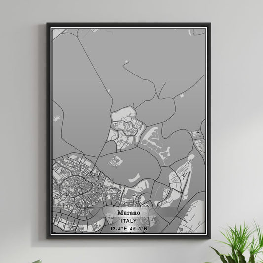 ROAD MAP OF MURANO, ITALY BY MAPBAKES