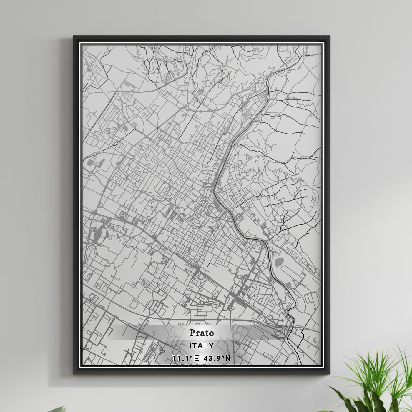 ROAD MAP OF PRATO, ITALY BY MAPBAKES