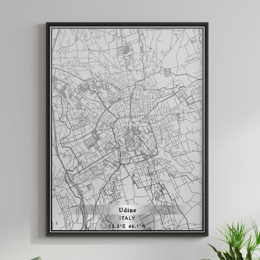 ROAD MAP OF UDINE, ITALY BY MAPBAKES