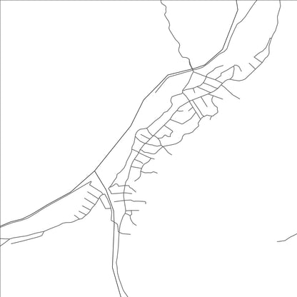 ROAD MAP OF AK-SUU, KYRGYZSTAN BY MAPBAKES