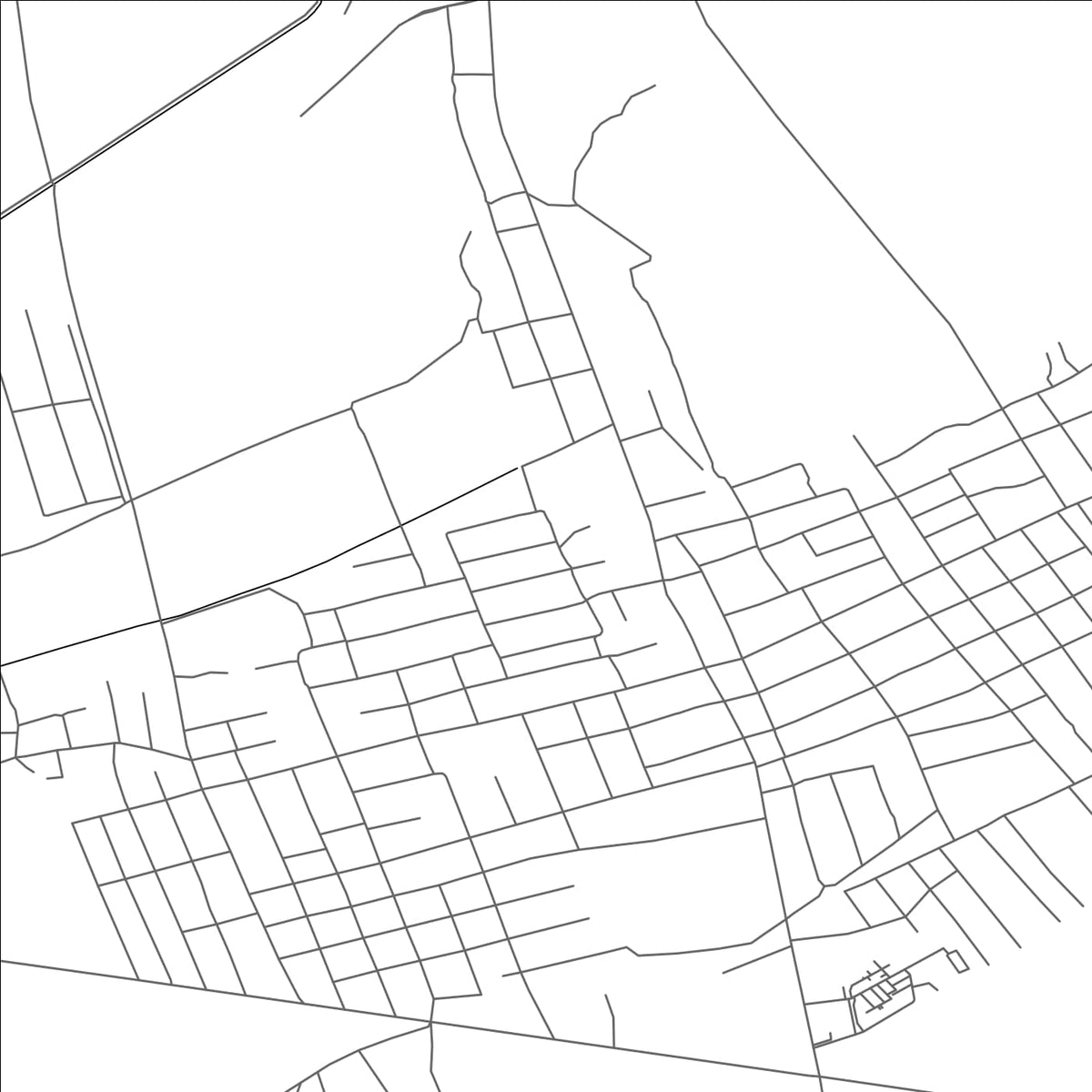 ROAD MAP OF BUZHUM, KYRGYZSTAN BY MAPBAKES