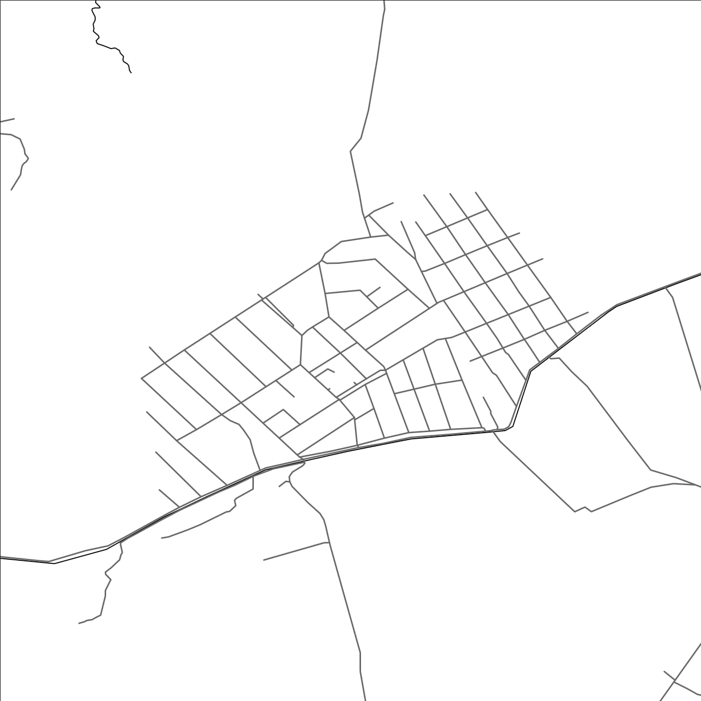 ROAD MAP OF CHEK, KYRGYZSTAN BY MAPBAKES