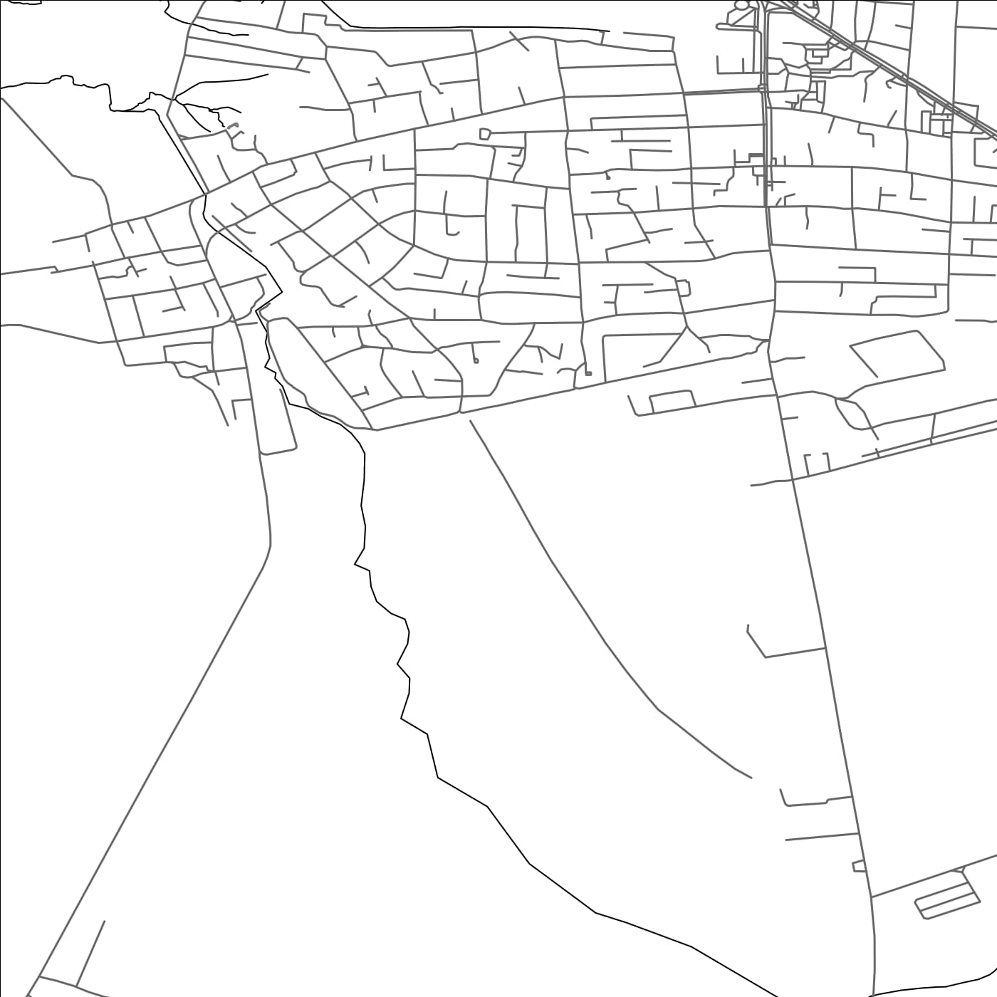 ROAD MAP OF CHÜY, KYRGYZSTAN BY MAPBAKES