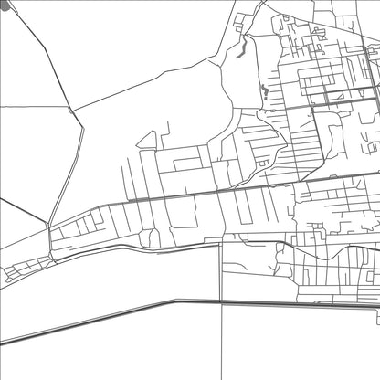 ROAD MAP OF DYUKSEMBURG, KYRGYZSTAN BY MAPBAKES