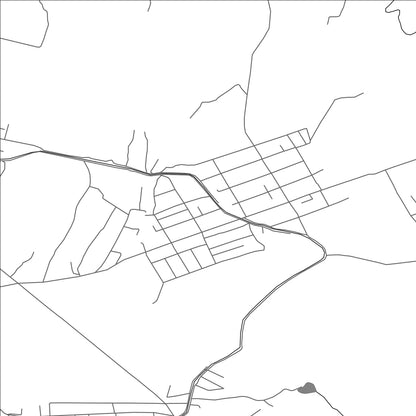 ROAD MAP OF DZHANY-AKMAN, KYRGYZSTAN BY MAPBAKES