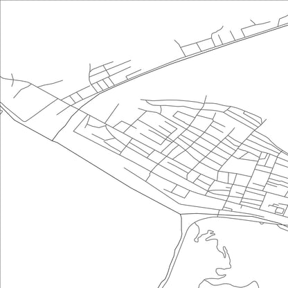 ROAD MAP OF GÜLCHÖ, KYRGYZSTAN BY MAPBAKES