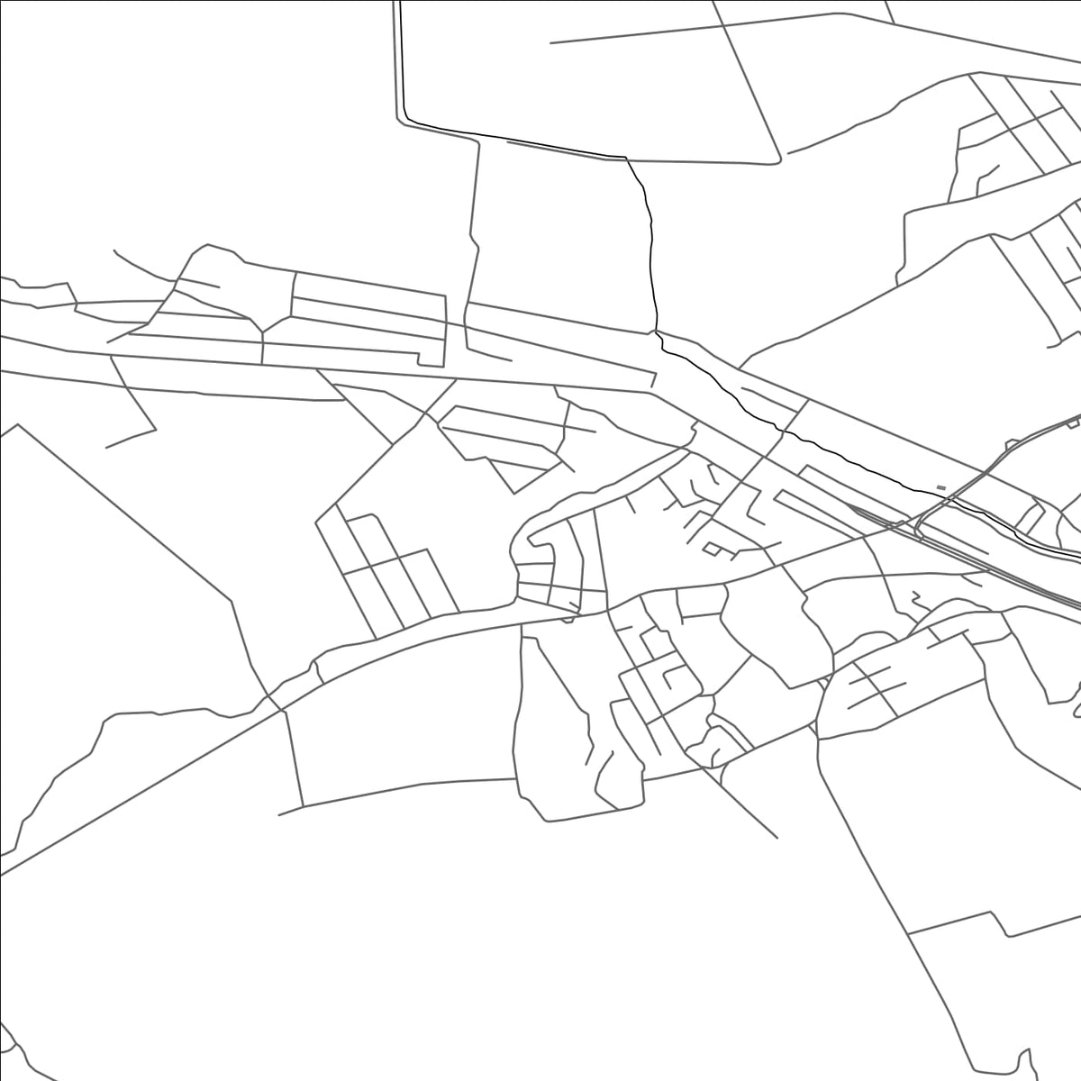 ROAD MAP OF IRADAN, KYRGYZSTAN BY MAPBAKES