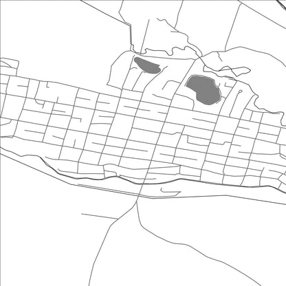 ROAD MAP OF IVANOVKA, KYRGYZSTAN BY MAPBAKES