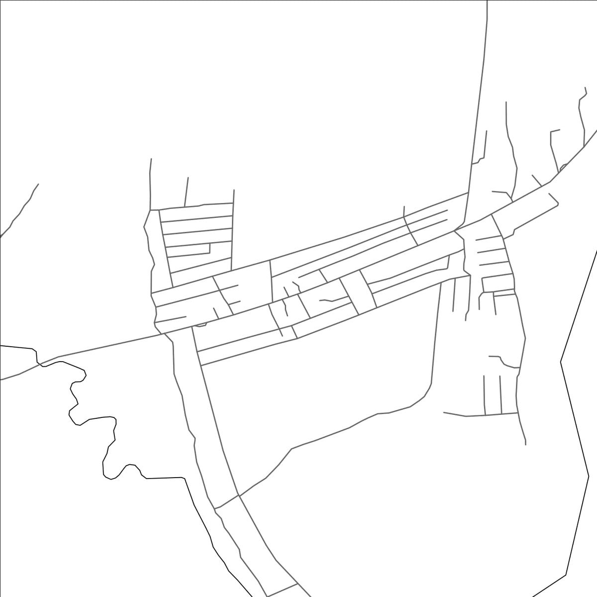 ROAD MAP OF JANGY-ARYK, KYRGYZSTAN BY MAPBAKES