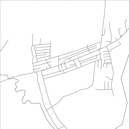 ROAD MAP OF JANGY-ARYK, KYRGYZSTAN BY MAPBAKES