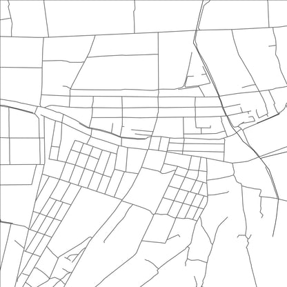 ROAD MAP OF KARA-BAK, KYRGYZSTAN BY MAPBAKES