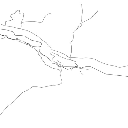 ROAD MAP OF KAYRAGACH, KYRGYZSTAN BY MAPBAKES