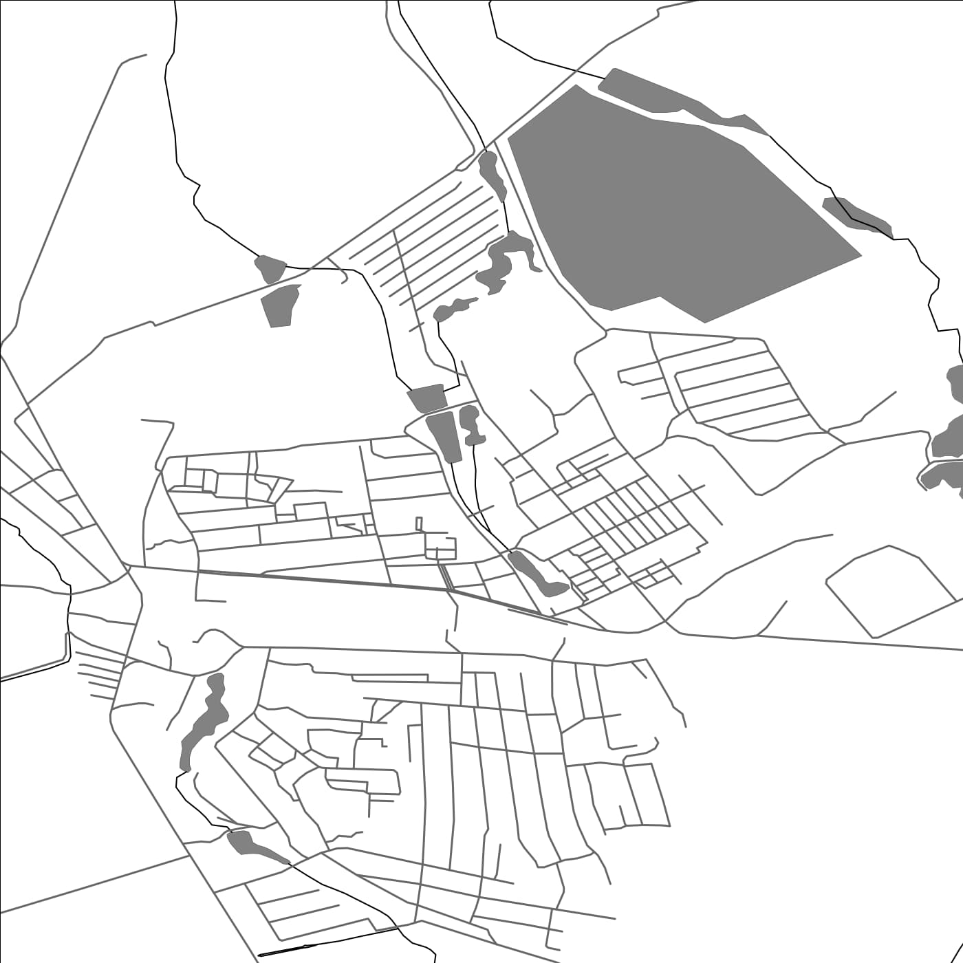 ROAD MAP OF KAYYNGDY, KYRGYZSTAN BY MAPBAKES