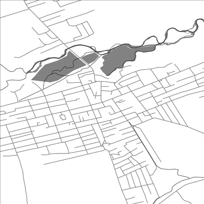 ROAD MAP OF KOCHKOR, KYRGYZSTAN BY MAPBAKES