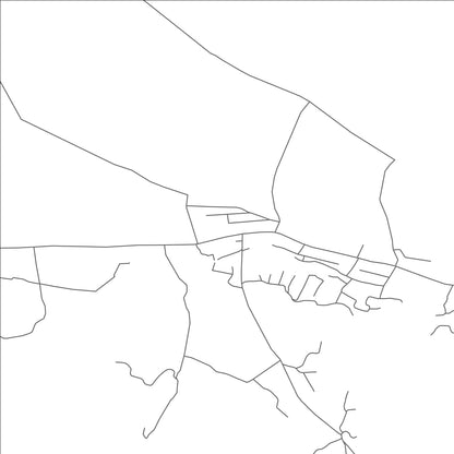 ROAD MAP OF KÖCHÜBAEV, KYRGYZSTAN BY MAPBAKES